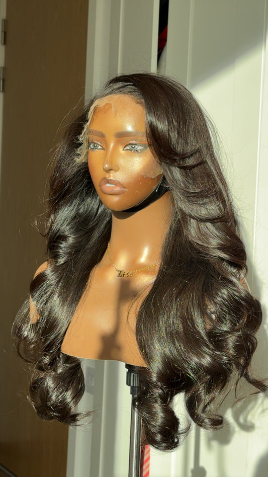 11×6 HD Frontal Wig – South Asian Raw Hair, 400g