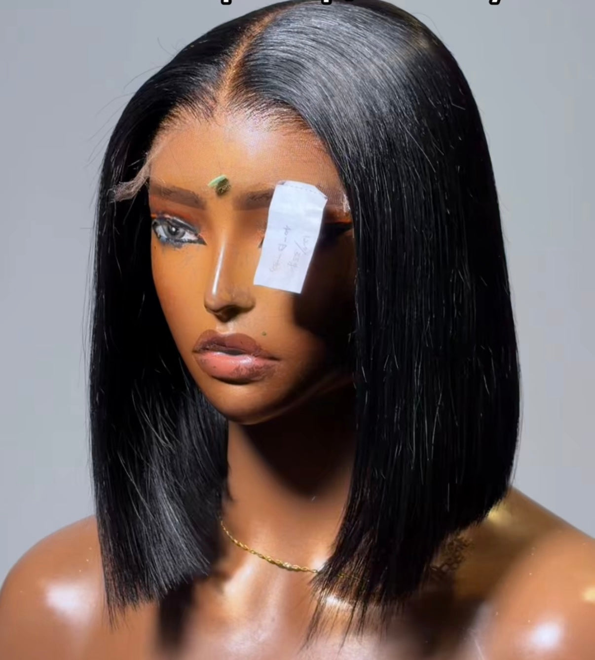 10” Jet Black Raw Hair 5x5 Closure Wig